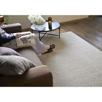 スミノエ HOMERUG むじのラグ 洗える ラグ ルフレ 1900×1900mm アイボリー 4549781290133 1枚（直送品）