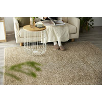 スミノエ HOMERUG むじのラグ 洗える ラグ ルフレ 1900×2400mm ベージュ 4549781290171 1枚（直送品）