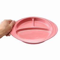アースモス ランチプレート ピンク ランチプレート [2個入] vac-102-07004（直送品）