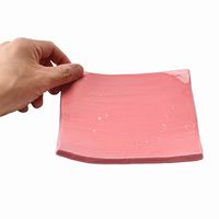 アースモス 小皿 ピンク タタラ型5.0寸正角皿 [4個入] vac-102-04016（直送品）