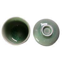 アースモス 蓋物 ビードロ灰釉 蒸し碗(大) [3個入] vac-113-09002（直送品）