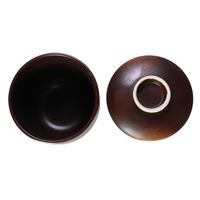 アースモス 蓋物 やきしめ 蒸し碗(小) [4個入] vac-114-09001（直送品）