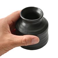 アースモス そば用品 いぶし黒 そば徳利(小) [5個入] vac-118-08002（直送品）