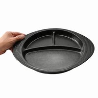 アースモス ランチプレート 瀬戸黒 ワンディッシュプレート [1個入] vac-119-07005（直送品）