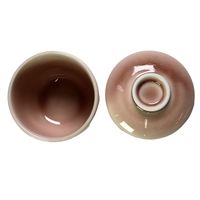 アースモス 蓋物 ローズクオーツ 蒸し碗(小) [4個入] vac-125-09001（直送品）