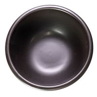 アースモス 丼 耐熱 黒 石目型ビビンバ丼 16cm [2個入] vac-191-01018（直送品）