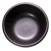 アースモス 丼 耐熱 黒 石目型ビビンバ丼 18cm [2個入] vac-191-01019（直送品）