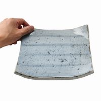 アースモス 小皿 ゴス巻 タタラ型7.0寸正角皿 [2個入] vac-203-04017（直送品）