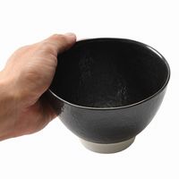 アースモス 飯碗 鉄結晶 石目型4.0寸飯碗 [3個入] vac-211-01017（直送品）