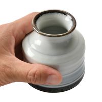 アースモス そば用品 淡彩ライン そば徳利(小) [4個入] vac-301-08002（直送品）