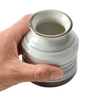 アースモス そば用品 淡彩ライン そば徳利(中) [3個入] vac-301-08003（直送品）