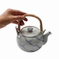 アースモス ティーポット 手描きあみ 土瓶 [1個入] vac-302-06003（直送品）