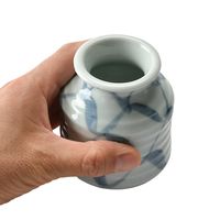 アースモス そば用品 手描きあみ そば徳利(中) [3個入] vac-302-08003（直送品）