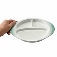 アースモス ランチプレート 吹付ヒワ ランチプレート [2個入] vac-304-07004（直送品）