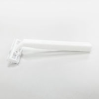 三和 二枚刃カミソリ ホワイト(マット袋入) RA-2WM-100 1ケース（100個）（直送品）