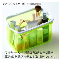 キングジム チアーズ ワイヤーポーチ 赤 CH5540Tアカ 1個