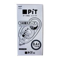 トンボ鉛筆 テープのり ピットテープM 詰替カートリッジ PR-MS8.4 10個 簡易包装 PR-MS8.4BLK10P 1個