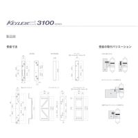 長沢製作所 キーレックス 3100 K323CMF シルバー塗装 51112817 1セット（直送品）