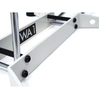 丸八工機 ディスプレイ&メンテナンス兼用スタンド iWA + iWA1フォークサポーター 白 17282824 1セット（直送品）