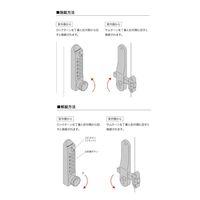 長沢製作所 キーレックス 500 K582Tー1 メタリックシルバー塗装 047交換対応 51113065 1セット（直送品）