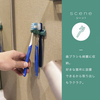 MOTTERU シリコン製ソフトタッチケーブルクリップ sofumo ダークカラー MOT-CBCLIP02-DA 1個