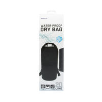 オウルテック アウトドアマリンスポーツに最適WATERPROOF DRYBAG20Lブラック OWL-WPBAG03-BK 1個
