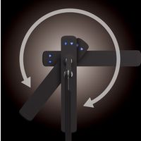 ジェントス 眼の事を考えたクランプ式デスクライト ブラック DK-R190BK 1個