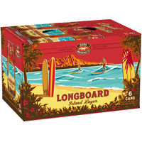 輸入ビール ロングボード アイランドラガー 355ml×6本