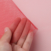 コスモテキスタイル セミハードチュール生地 50デニール 巾115cm×(半折)4m切売カット 黒 AD5035-20-4M（直送品）