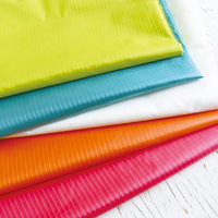 日本紐釦 フェザーナイロン生地 アウトドア 巾約145cm×5mカット ターコイズ SFN-1500-6-5M 1セット(巾約145cm×5（直送品）