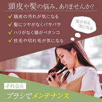 コモライフ 3段豚毛の少髪用ブラシII 391562 1個（直送品）