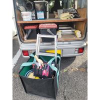 大成段ボール 自立式　ユニバーサルバック　120L 黒　UNIVERSAL BACK 120L 1セット(3個)（直送品）