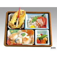 アヅミ産業 仕出弁当 T-85 セット(蓋透明) 200枚(20枚×10) 905041 1ケース(200枚入(20枚×10袋))（直送品）