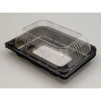 デンカポリマー フードパック OP-173穴有 黒窓 800枚(50枚×16) 51533 1ケース(800枚入(50枚×16袋))（直送品）