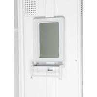 【車上渡し】アール・エフ・ヤマカワ スタンダードロッカー 4人用 中棚付 シリンダー錠 マットブラック TLK-TS4-MB 1台（直送品）