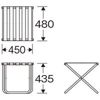 山崎産業 バゲッジラック BL-Y1 YBL-001-ID 1箱(1台入)