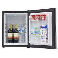 A-Stage 1ドア冷蔵庫 40L ミラーガラス (ペルチェ式：ブラック) PR03A-40MG 1台（直送品）