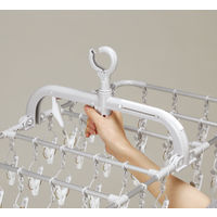 ツウィンモール 洗濯物干し横もちアルミハンガー グレー 40ピンチ BEILU BE-01G 1箱