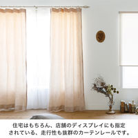 TOSO 装飾カーテンレール〈クラスト・Bキャップ・アンティークBK〉W1.2mセット 4975559783222 1セット（直送品）