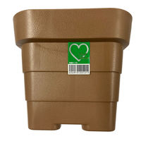 アイカ 角鉢 31 エコブラウン 2100085 1個（直送品）