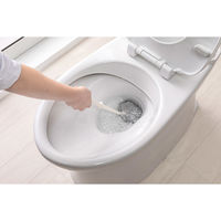 サンコー 抗菌トイレクリーナーケース付DXサトミツ棒 グレー BA-61 1個