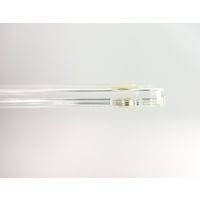 コクヨ マグネットバー 強力タイプ クリヤー 300×21.5mm 黄 マク-T203NY 1本