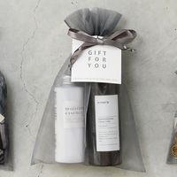 ヘッズ オーガンジーバッグ/グレー-L OGG-BL 1組(10枚)