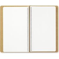 デザインフィル TRC スパイラルリングノート A5スリム 無罫 MDホワイト 15245006 1個