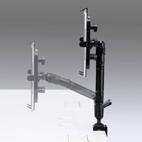 サンワサプライ 7~11インチ対応タブレットアーム(クランプ式・4関節) CR-LATAB14N 1台