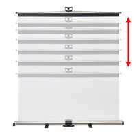 サンワサプライ プロジェクタースクリーン(床置き式) PRS-YZ80WX 1個（直送品）