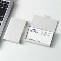 レイメイ藤井 アルミカードケース 35枚収納 シルバー CHA1057S 1セット(1個×5)