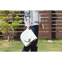 アイリスオーヤマ フルカバーホースリール スリムHG 10M ホワイト FSHG-10 1台