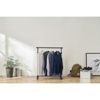 アイリスオーヤマ パイプハンガー シングルタイプ ブラック PE-E180R 1台