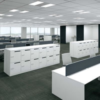 【組立設置込】コクヨ エディア パーソナルロッカー オートダイヤルロック 6人用 下置 BWU-RN62ADE79SAWNN-K 1台（直送品）